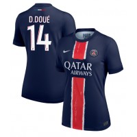 Billiga Paris Saint-Germain Desire Doue #14 Hemma fotbollskläder Dam 2024-25 Kortärmad